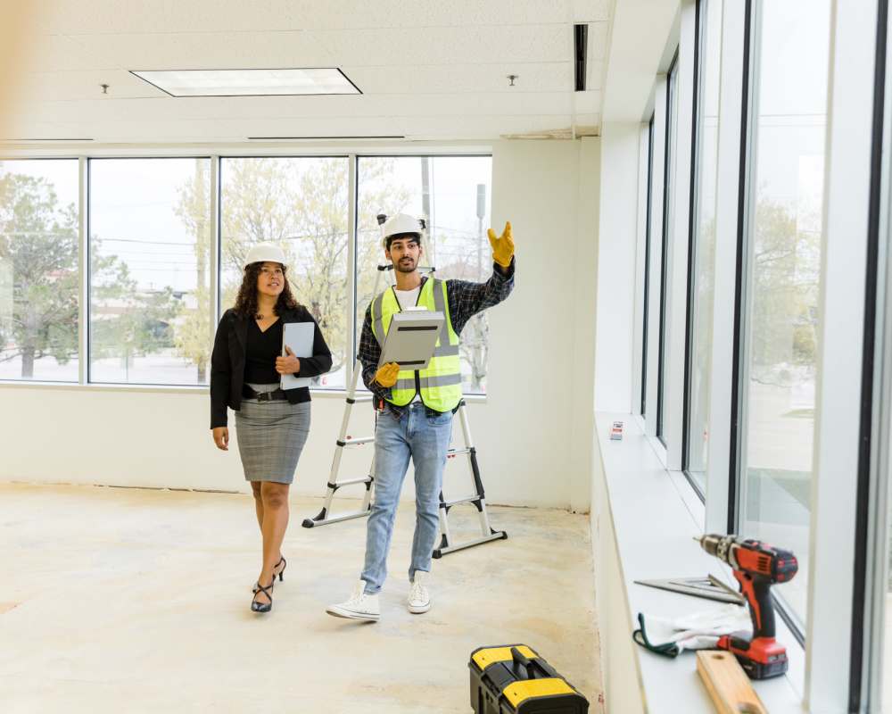 Resident visiting the site at The Crossings At Valley View in Bloomington, Minnesota