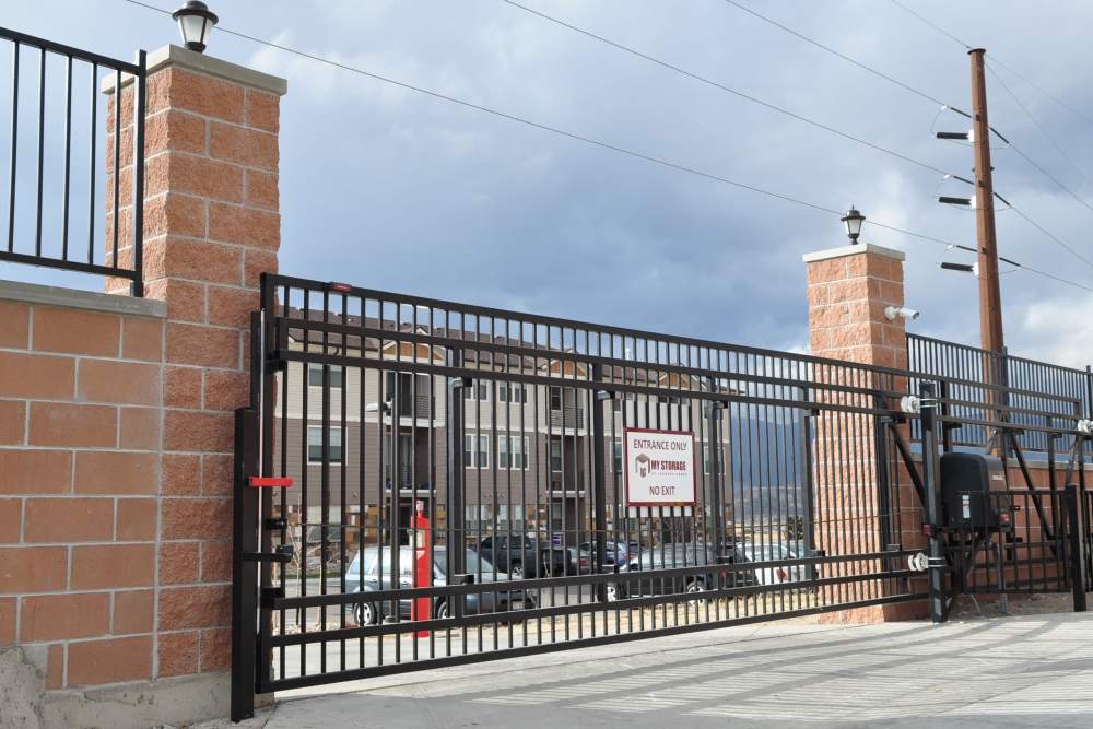 Secured gated property location at My Storage at Jackson Creek in Monument, Colorado.