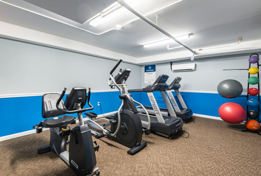 Parke Laurel Apartment Homes offers a fitness center in Laurel, MD
