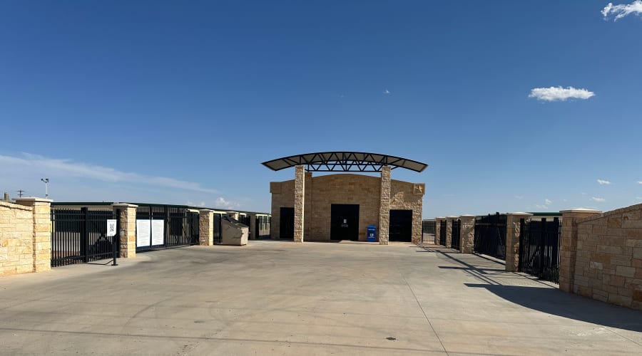 Exterior of outdoor units at KO Storage in Midland, Texas