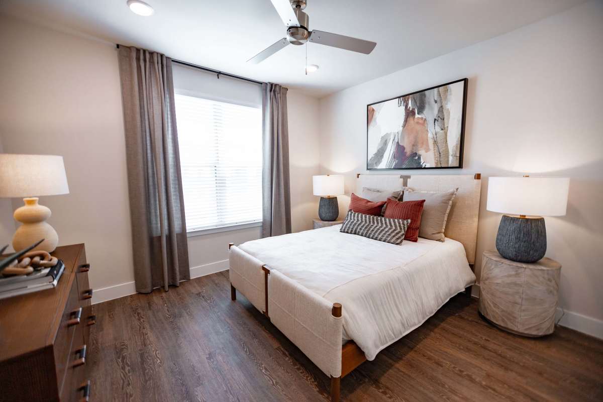 Bedroom at Watermere McKinney in Mckinney, Texas.