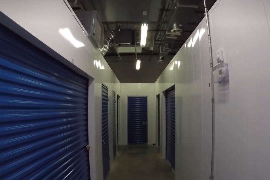 Climate-controlled units available at Dumfries Self Storage in Dumfries, Virginia