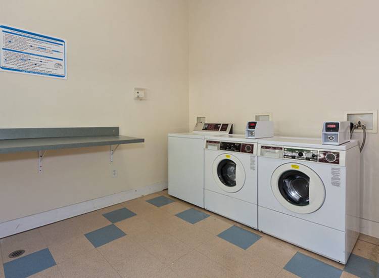 Laundry care center at Catherine H. Gallagher Coop in Jamaica Plain, Massachusetts