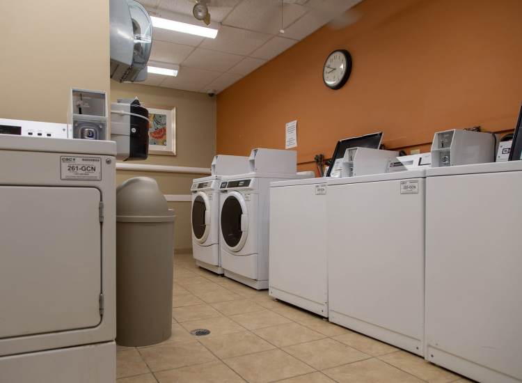 Laundry center at Chelsea Village in Chelsea, Massachusetts