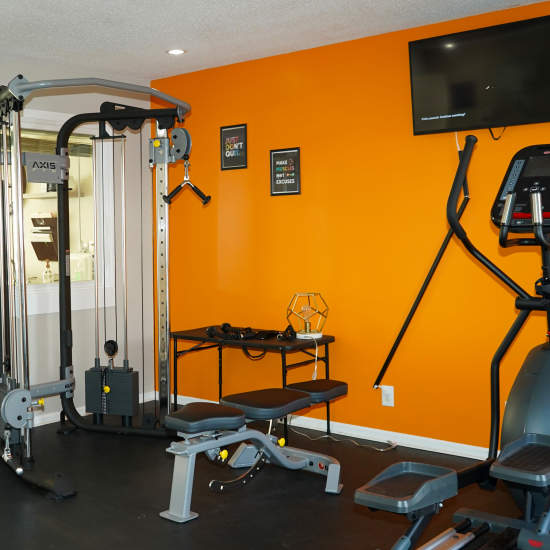 Gym at  The Landings At Riverside in Clarksville, Tennessee