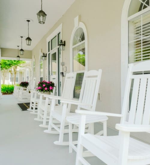 seating area at Grand Villa of Palm Coast in Palm Coast, Florida
