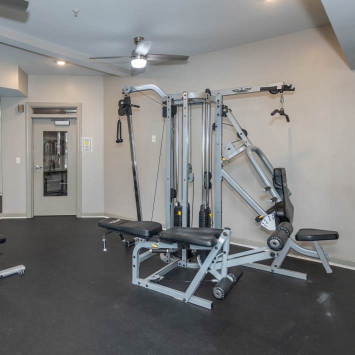 Fitness center at CovePointe at The Landings, Norfolk, Virginia