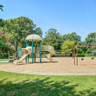 A playground at Midway Manor in Virginia Beach, Virginia