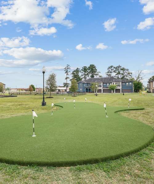 Mini golf course at Seagrove in Conroe, Texas