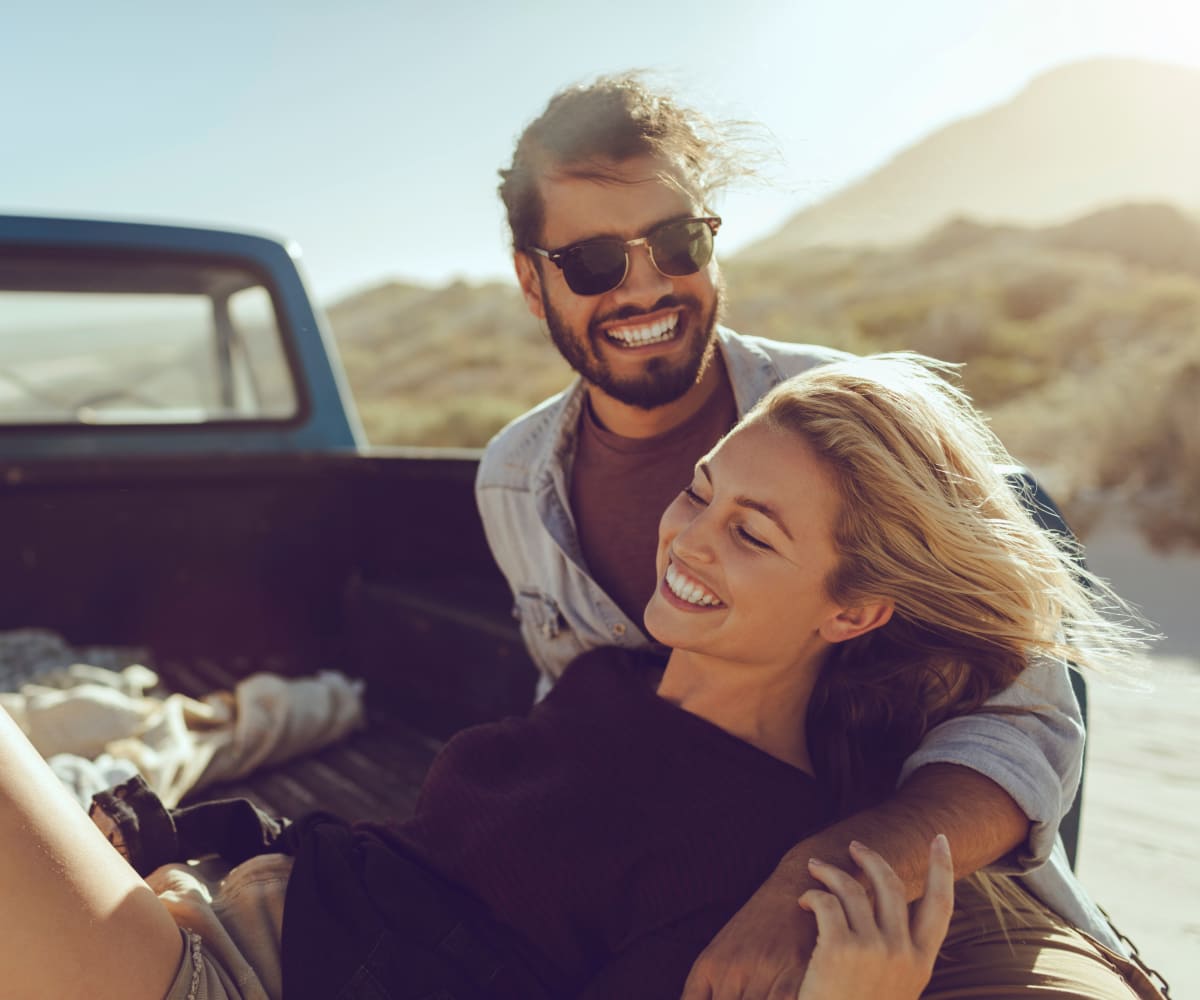 Couple enjoying the outdoors in El Paso, Texas near High Ridge Apartments