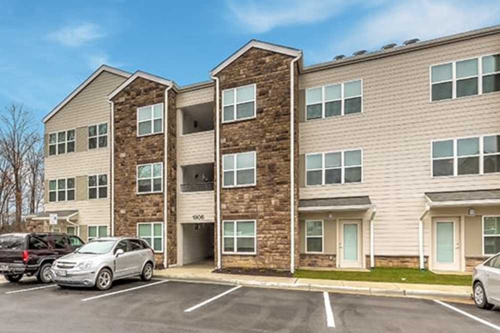 Exterior of the apartment at Homes at Fountain Green in Bel Air, Maryland