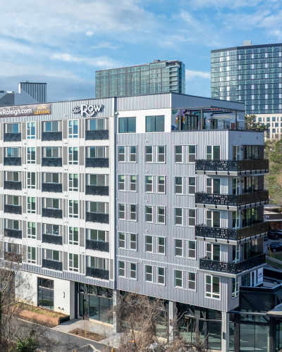 Rockway building near The Row in Raleigh, North Carolina