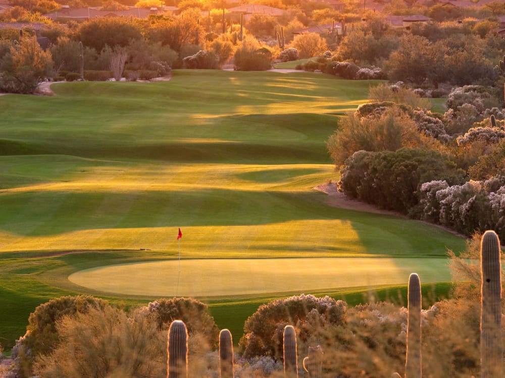 Nearby golf course near Hangar 44 in Phoenix, Arizona