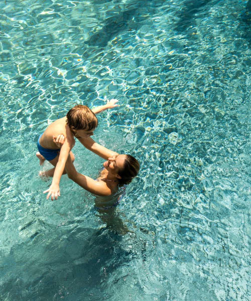 Swimming pool at Cobble Creek Apartment Homes in Chico, California