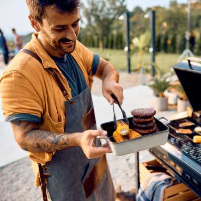Outdoor barbeque at Rosemont Windermere in Orlando, Florida