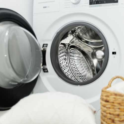 On-site laundry at Royal Oaks in Smithville, Tennessee
