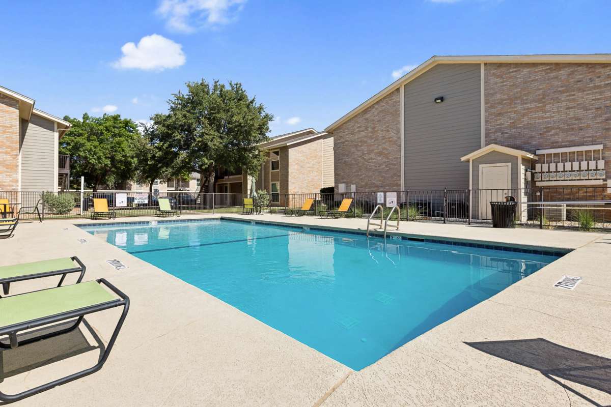Refreshing swimming pool at Creekside in San Angelo, Texas