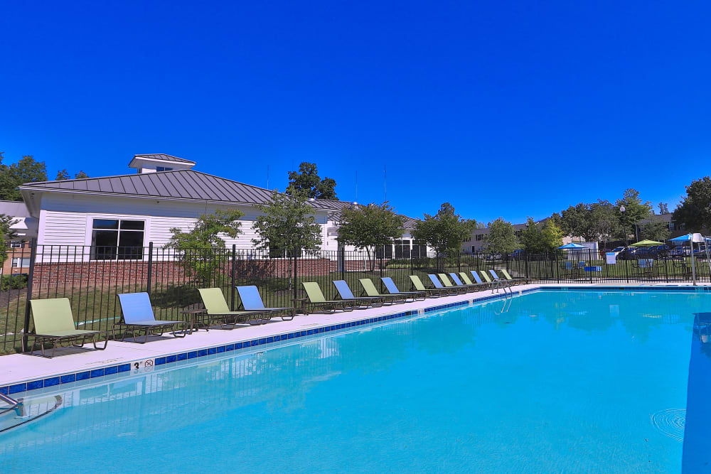 Swimming pool at The Townhomes at Diamond Ridge in Baltimore, Maryland