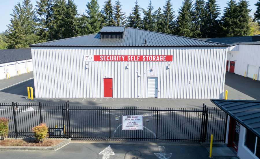 Landscape photo of the front of the facility.