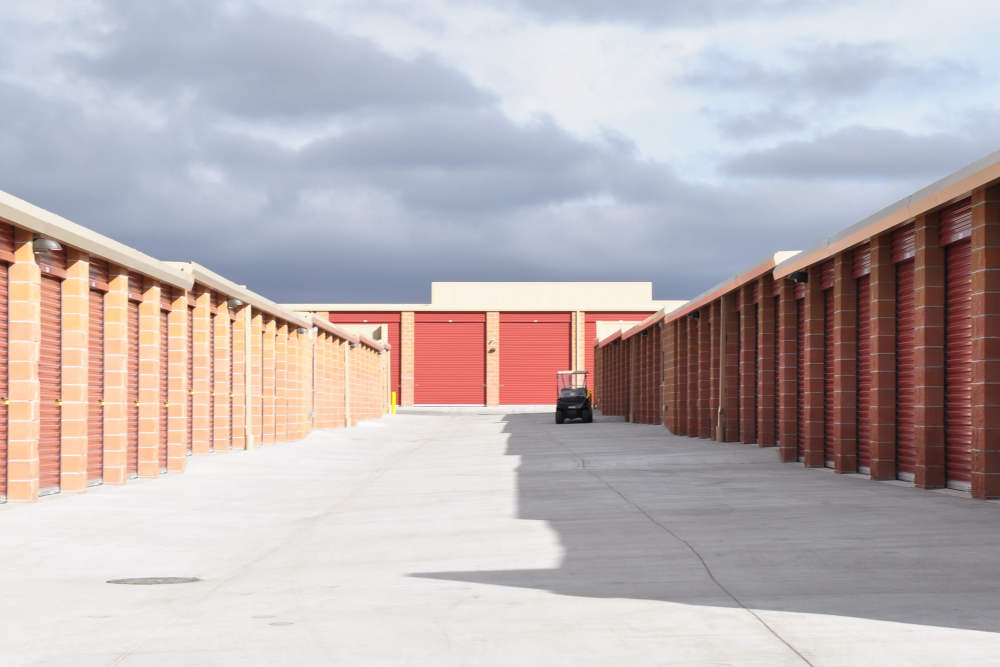 Exterior view of rooms at My Storage at Jackson Creek in Monument, Colorado.