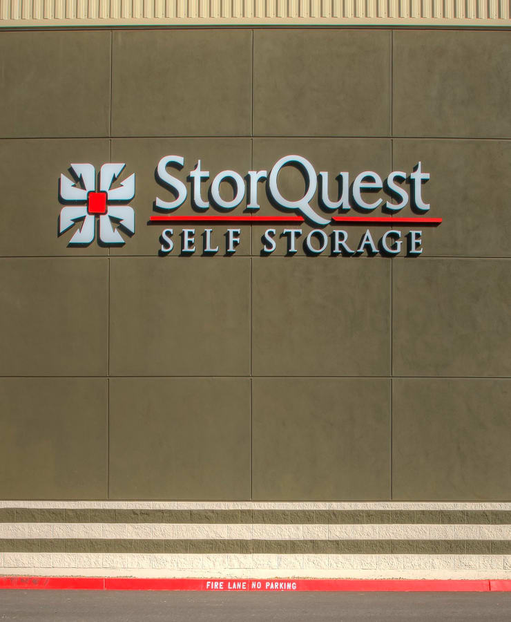 Exterior of StorQuest Self Storage in Sacramento, California