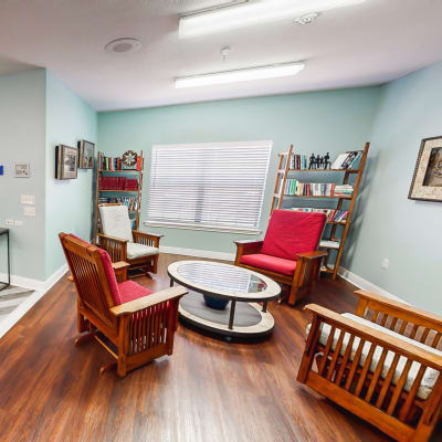 Resident of Rockbrook Assisted Living and Memory Care in Lewisville, Texas