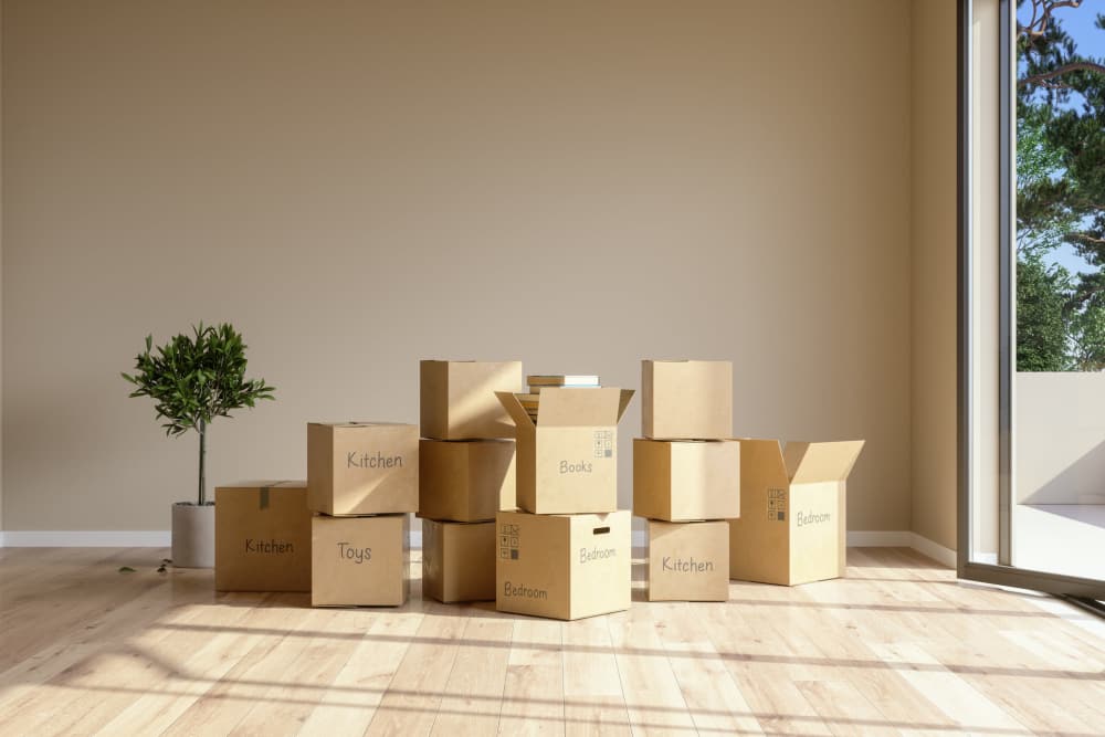 Self-storage boxes from Stayton Mini Storage in Stayton, Oregon