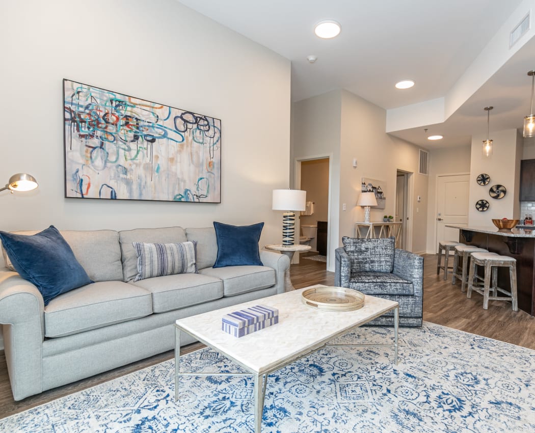 Modern floor plan at The Station at River Crossing in Macon, Georgia