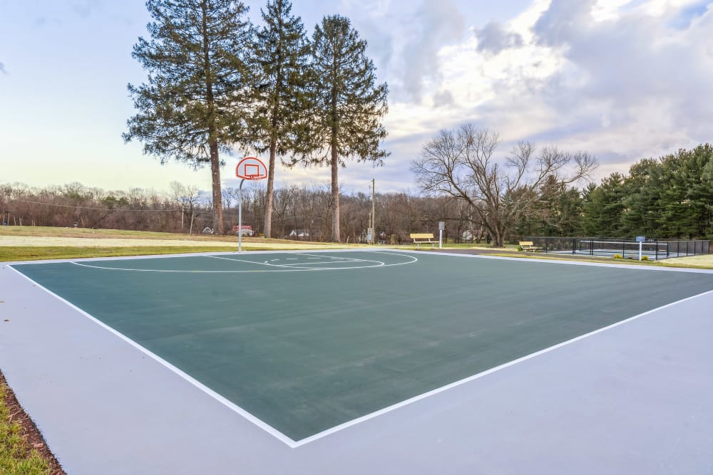 Outdoor Sports Courts including Basketball