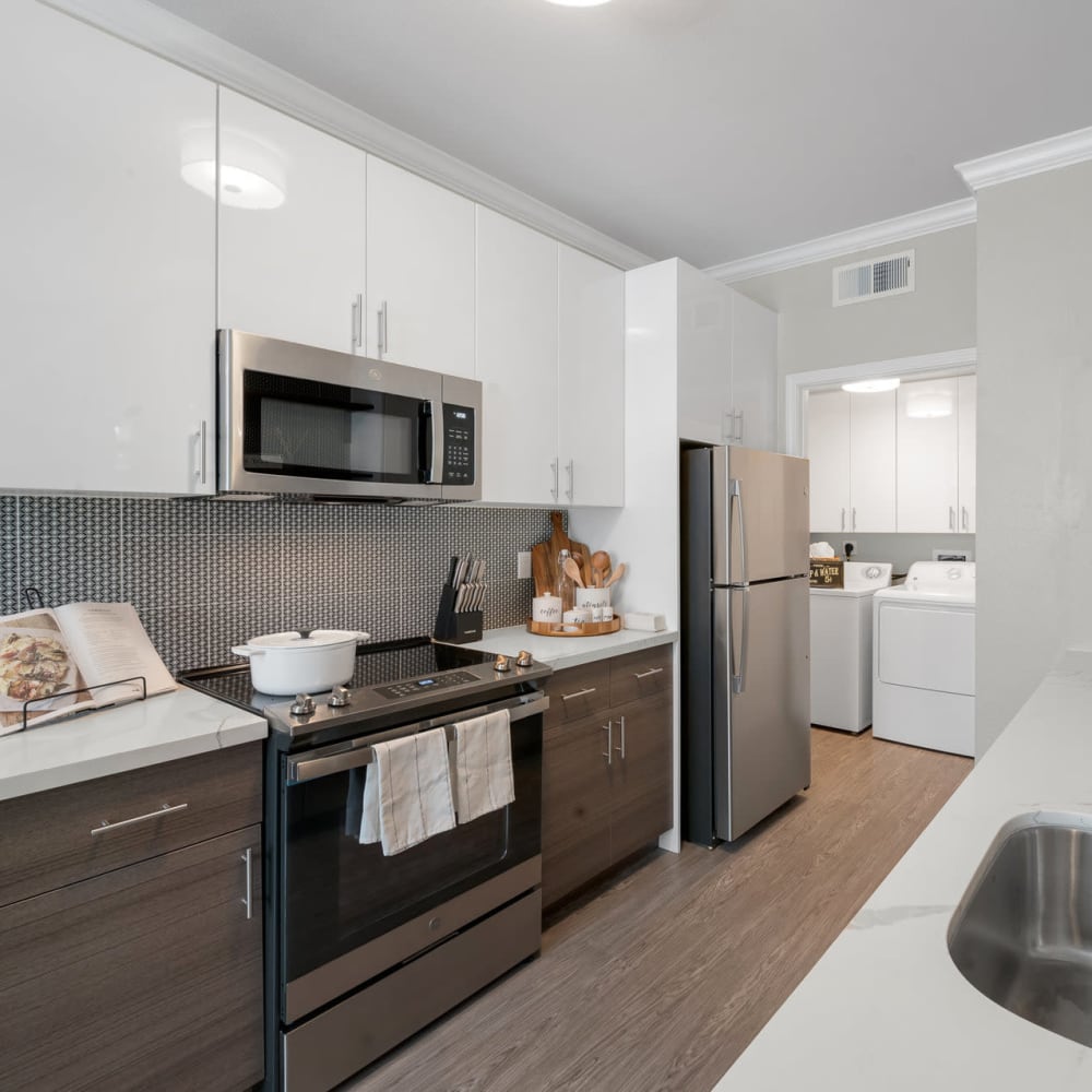 Kitchen at Town Center Apartments in Lafayette, California