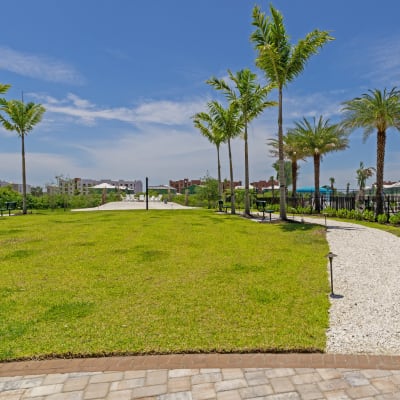 Lush landscape at Antigua at Lakewood Ranch in Lakewood Ranch, Florida