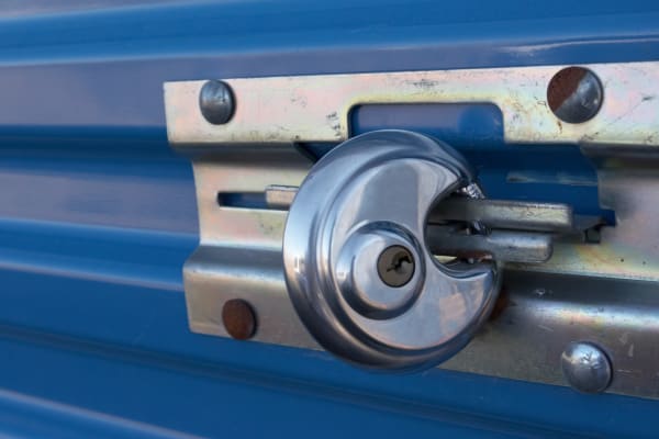 a locked unit at Advantage Self Storage - Cheslou in Chester, Maryland