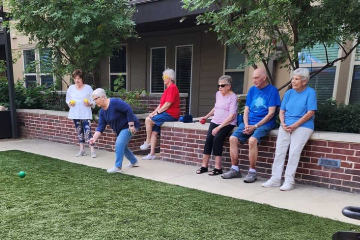 Couple dancing together at Watermere at Frisco in Frisco, Texas