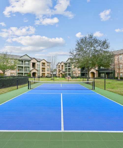 Pickle ball court at Barron Park in Pearland, Texas