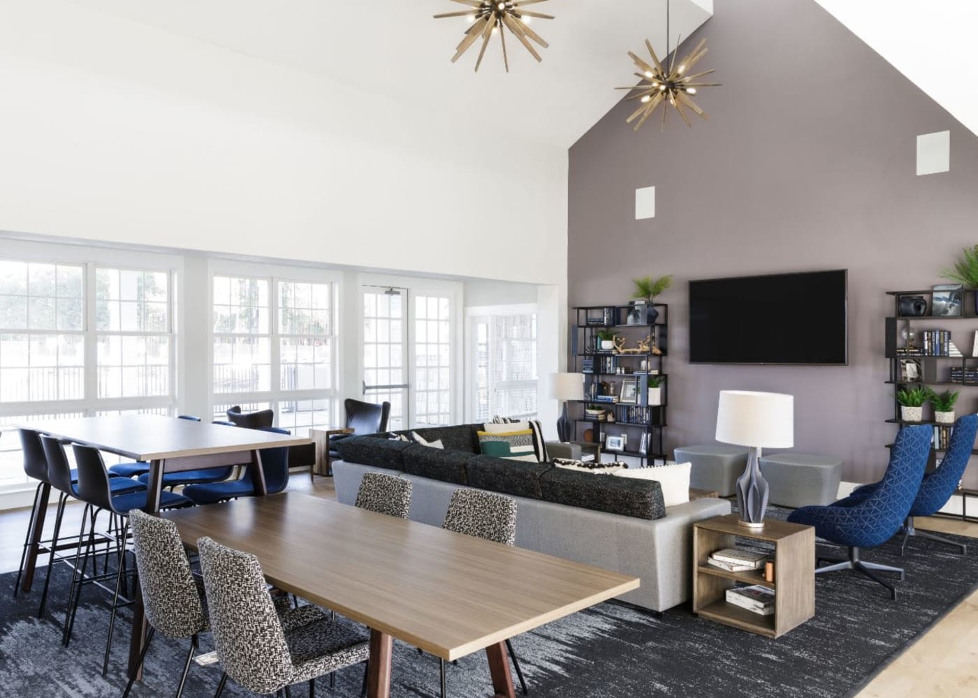 Off Campus Student Housing at The Flatts Salisbury has a large Fitness Center.
