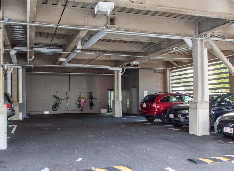 Onsite parking at The Lighthouses in Salem, Massachusetts