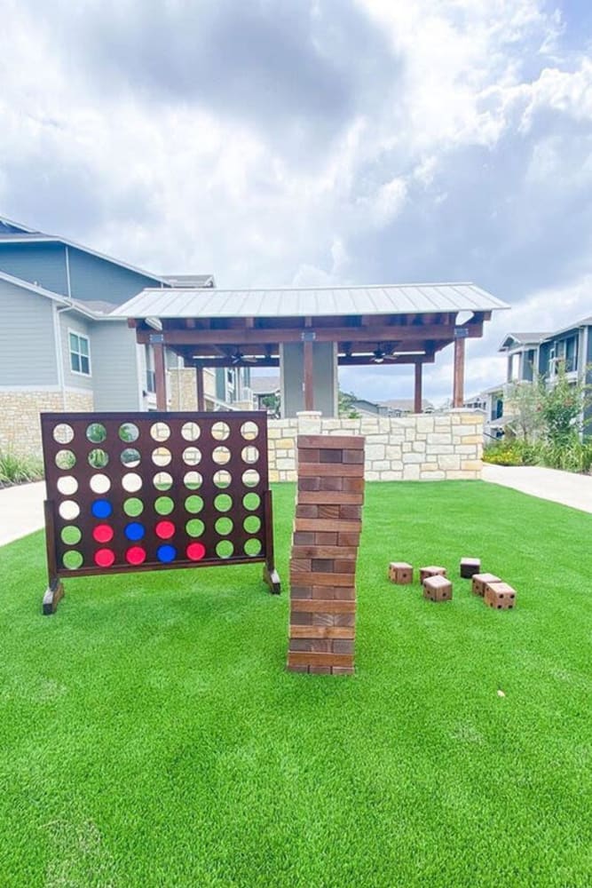 Lawn games at Esperanza in San Antonio, Texas