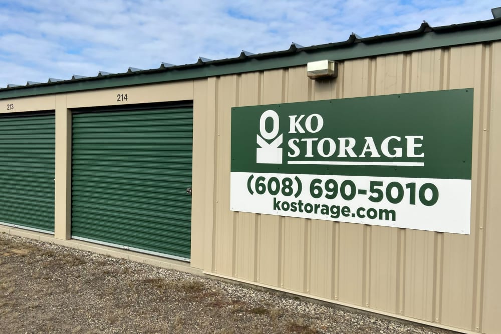 View our features at KO Storage in Portage, Wisconsin
