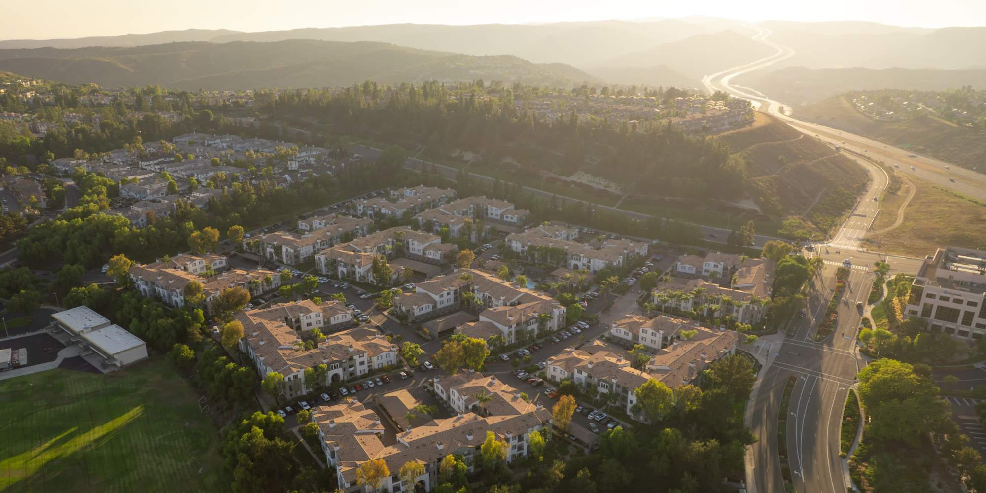 Aerial view of Alize at Aliso Viejo Apartment Homes in Aliso Viejo, California