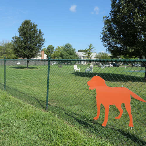 Fenced in pet park is a great feature at River Club in Evansville, Indiana