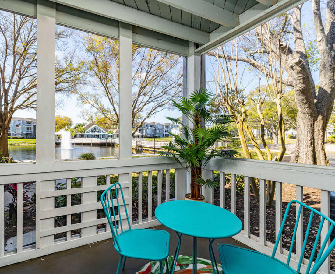 Seating area at Lofton Place in Tampa, Florida