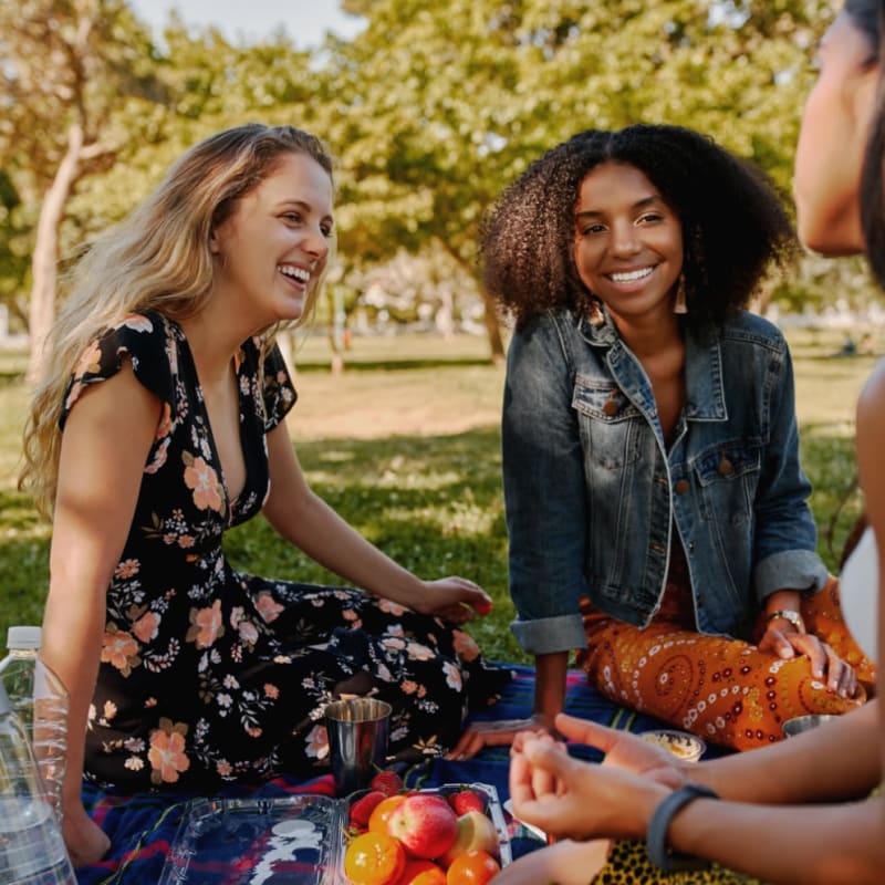 Residents at the park near Argenta Apartments in Mesa, Arizona