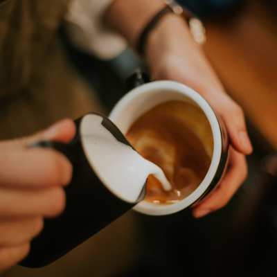 Coffee being being made near Maple and Main Apartments in Downers Grove, IL