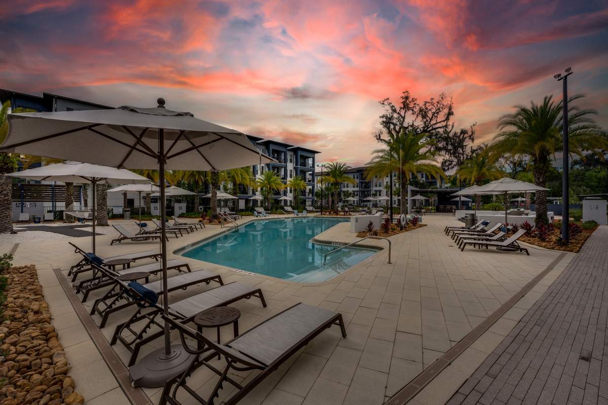 Swimming pool at Steele Creek in Jacksonville, Florida