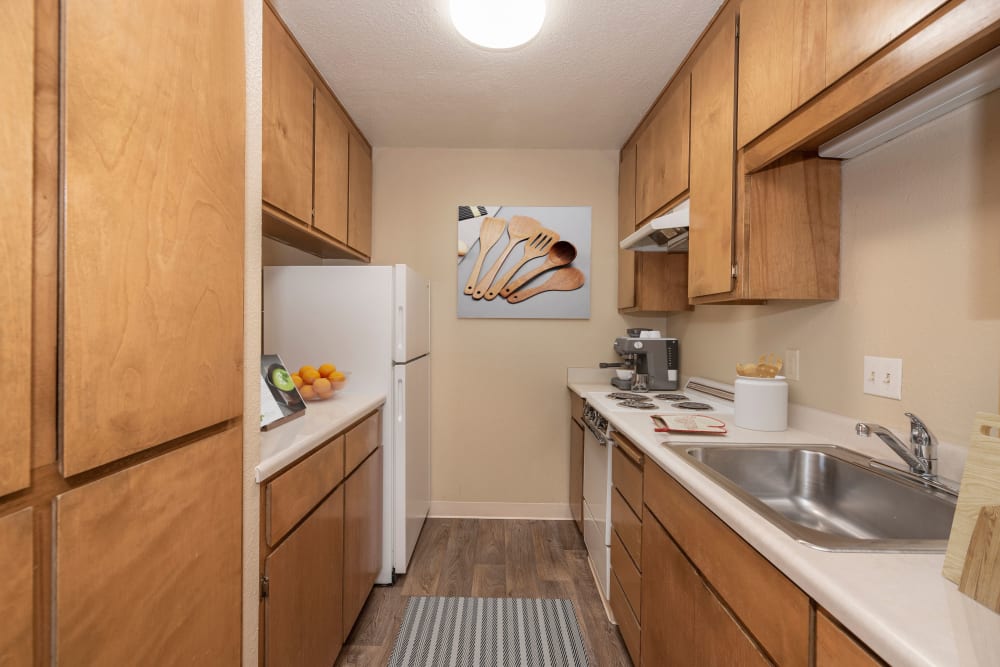 Kitchen at Lodi Commons Senior Living in Lodi, California