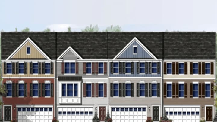 Elevation of Sandpiper Crescent which will be redeveloped for military families. 