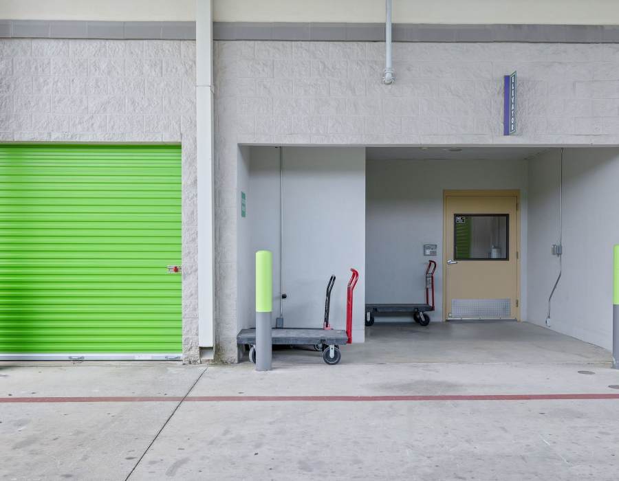 Covered loading bay at A-AAAKey - Potranco West in San Antonio, Texas