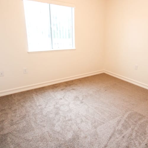 A bedroom at Lofgren Terrace in Chula Vista, California