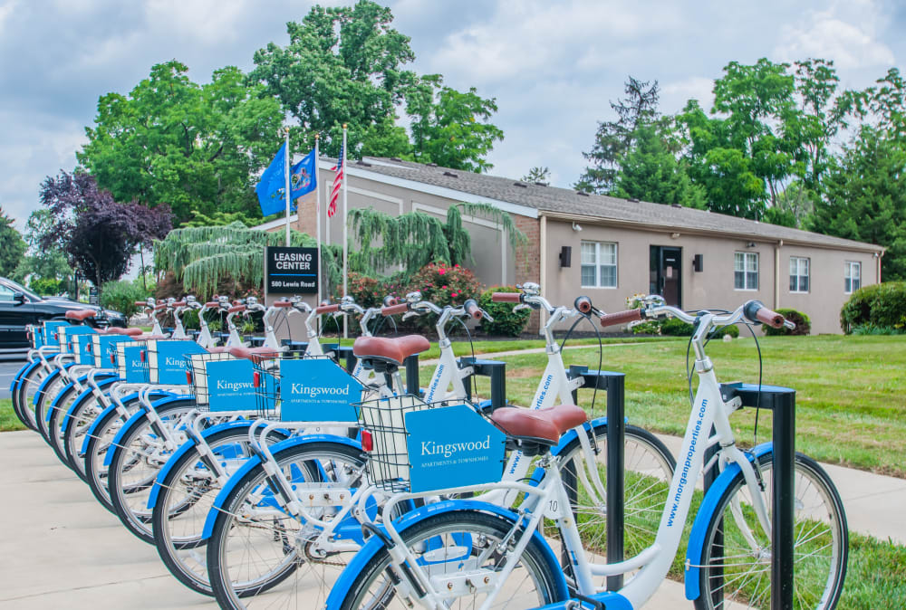 Bike share at Kingswood Apartments & Townhomes in King of Prussia, Pennsylvania