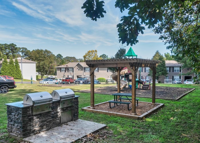 Dog park at The Hills at Oakwood Apartment Homes in Chattanooga, Tennessee